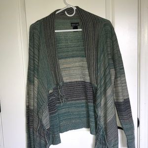 Green ombré cardigan